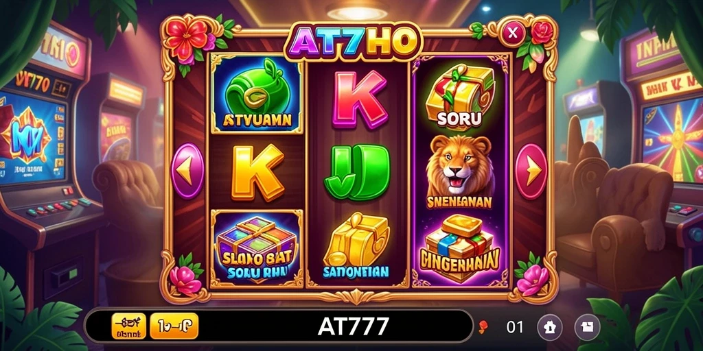 Bermain slot di AT777 dengan tampilan yang menawan.