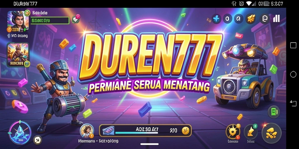 Screenshot DUREN777 menampilkan gameplay Arcade yang seru dan penuh tantangan.