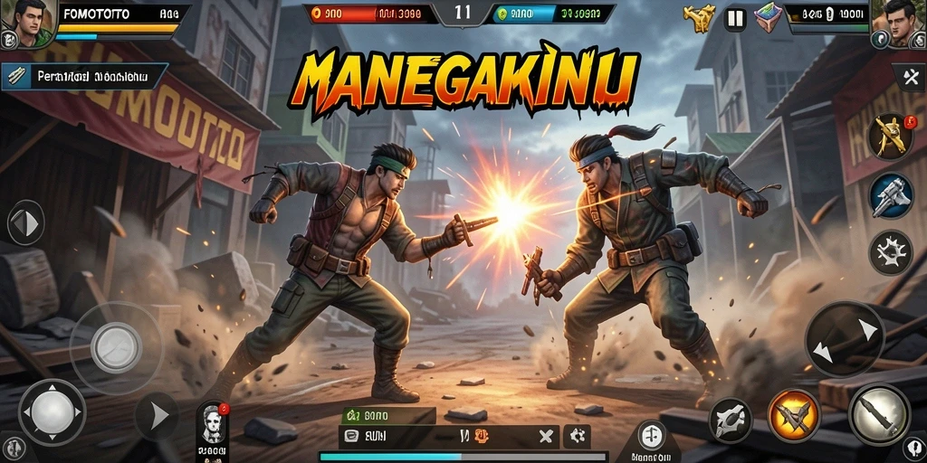 Gameplay <strong>FOMOTOTO</strong> yang penuh aksi dan seru ditampilkan dalam screenshot ini.