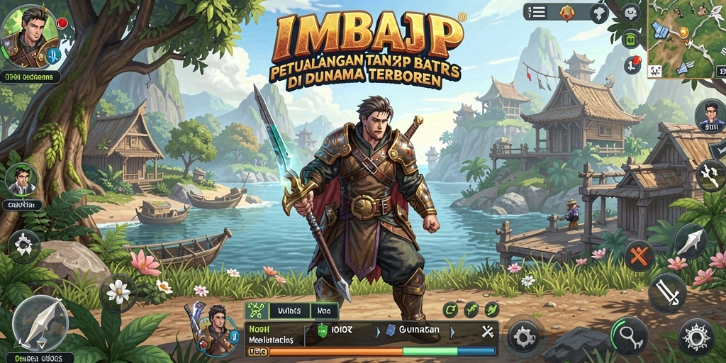 Tangkapan layar IMBAJP menunjukkan gameplay yang menarik di dunia terbuka.