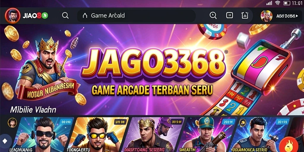 Screenshot gameplay JAGO368 yang menampilkan aksi seru dalam permainan arcade.