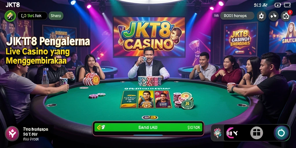 Tampilan gameplay JKT8 yang memukau dan menarik.