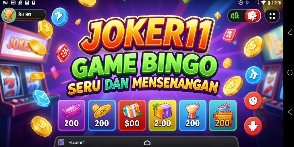 Tampilan gameplay JOKER11 yang menarik dan penuh warna.