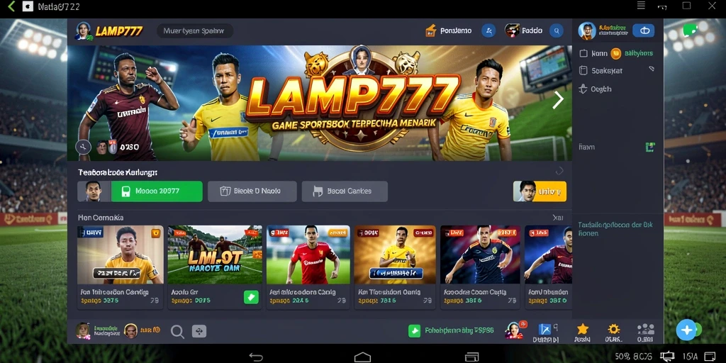 Gameplay Sportsbook yang menarik di aplikasi LAMPU777.