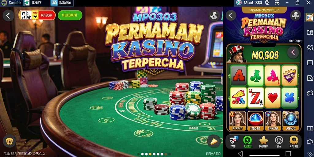 Tampilan gameplay yang mendebarkan di Kasino MPO303.
