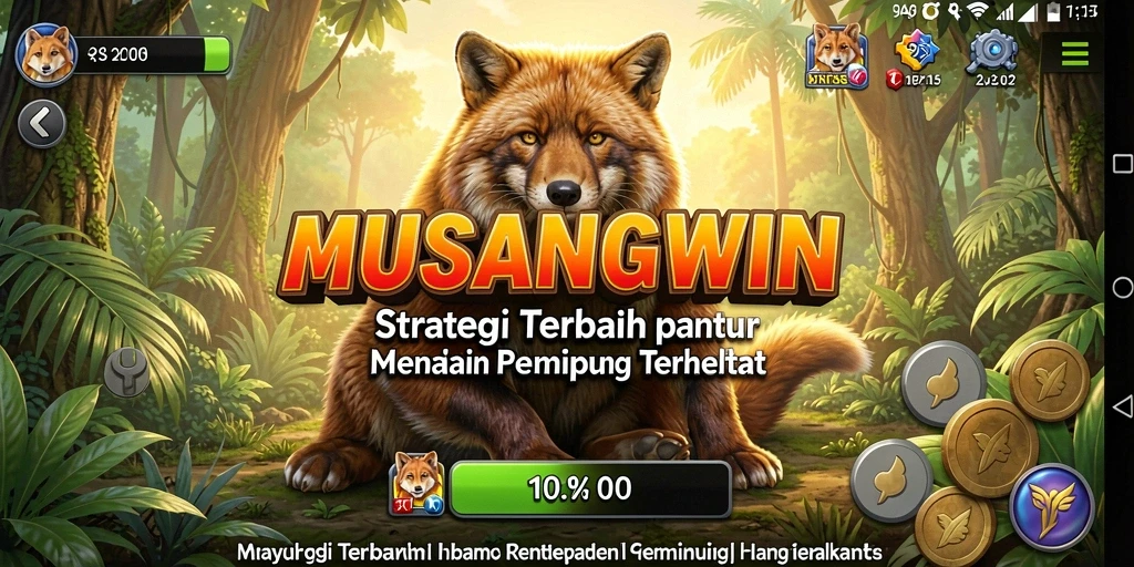 Menampilkan gameplay menegangkan dan strategi dalam <strong>MUSANGWIN</strong>.
