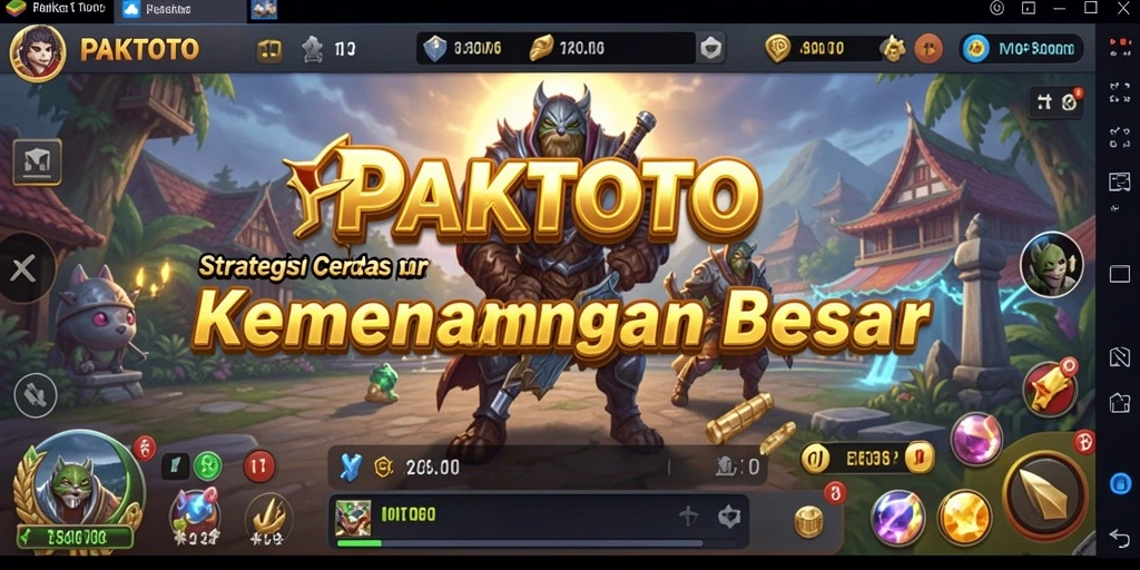 Tampilan gameplay PAKTOTO yang seru dan strategis.