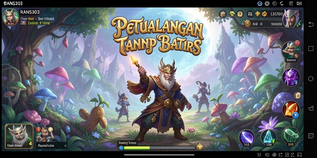 Gameplay RANS303 yang seru dalam dunia fantasi MMORPG.