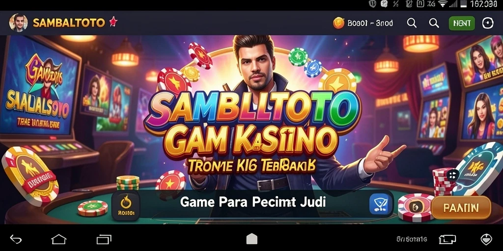 Tampilan gameplay yang menarik dari SAMBALTOTO dengan banyak pilihan permainan.