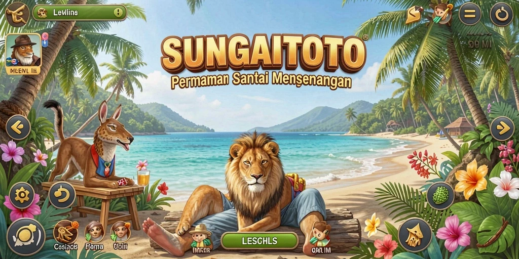 Tampilan gameplay SUNGAITOTO yang menarik dan penuh warna.