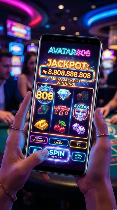 Tampilan aplikasi saat dijelajahi di avatar808.